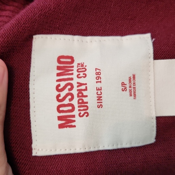 Mossimo Burgundy Reindeer Christmas Cardigan - Picture 3 of 4